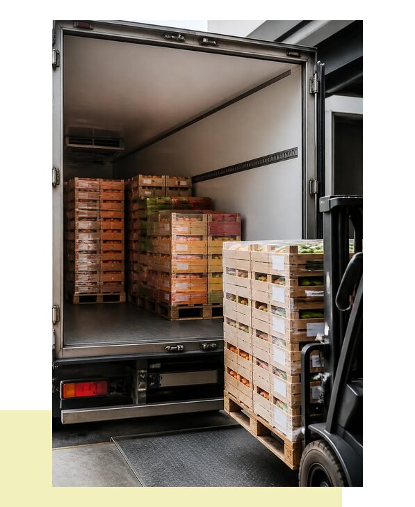 Перевозка сельхозпродукции на паллетах с доставкой в Кисловодск
